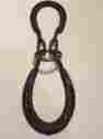 000pl Diamond Vintage Hot Forge Iron Horseshoe Chain Puzzle Brain Teaser Game