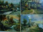 0021081036412 Ceaco Thomas Kinkade 4-in-1