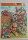 0307045773 Tyco Vintage Dino Riders Frame Tray Golden Puzzle