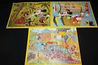 10x12 Jaymar Frame Tray Puzzle Vintage 1960s Disney Mickey Minnie Pluto Goofy