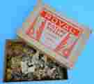 C1930s 11x14in Royal Picture Puzzle Jigsaw Heavy Board Real Sport 2 Men Hunting To 50s