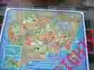 122713ame Golden Vintage 1968 United States Of America Picture Map Puzzle From