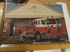 14x10 Tuco Firemans Prize Fire Truck Puzzle Mack-la France-seagrave Pumper