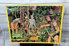 2712 14x20 Teymar Vtg Johnny West Puzzle Complete Rare Country Western