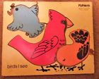 155-19 Playskool Vintage Wooden Puzzle Birds