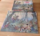 15x19 Tuco Vtg Molly Brett Teddy Bear Camp 108 Pc Puzzle Complete Nursery Animal