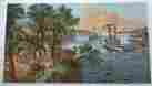 15x26 Jaymar Jigsaw Puzzle Low Water In The Mississippi Complete 750 Pieces