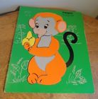 165-4 Playskool Vintage Monkey Shines Wood Childrens Puzzle
