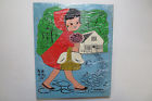 185-23 Playskool Wooden Jigsaw Puzzle Little Red Riding Hood 13 Pieces