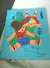 185-9 Playskool Rare Vintage Wooden Puzzle Jack And Jill Good Condition