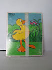 186-05 Wood - Puzzle Duck Pieces 6 Tape Vintage Playskool