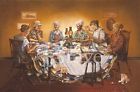 19x30 Sunsout Puzzle The Gossip Circle