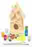 7059888 21415 Masterpieces Back To School Masterpcs Puzzle Works Of Ahhh Birdhouse Windmill Wood Paint Kit 705988214158