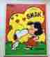 230-07 Playskool 1952 58 Vintage Snoopy Kissing Lucy Peanuts Wooden Puzzle 8pc
