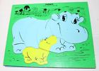 235-7 Puzzle Playskool Hippo Baby And Mother