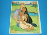 241-04 Playskool Vtg Pocahontas Capt John Smith Wooden Puzzle Disney Pieces