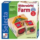 2485 Selecta Stacking Blocks Picture Cubes Farm 4003332024856