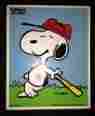 250-17 Playskool Vintage Peanuts Snoopy Superstar Baseball Wood Puzzle