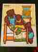 290-04 Playskool Goldilocks Three Bears Wooden Puzzle Vintage Classic Fairy Tale
