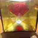 3-djigsaw 1978 Original Factory Sealed Family Jewel Puzzle Red No333