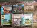 300-340 Lot Of 5 Vintage Rare Guild Whitman Jigsaw Puzzles