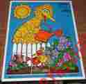 315-20 Playskool Wooden Puzzle 9pc Big Bird Little Sesame Street Muppets 79