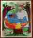 315-29 Playskool Vintage 1988 Muppets Sesame Street Wooden Cookie Monster Puzzle