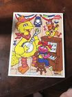 315-36 Playskool Vintage Wooden Puzzle Cowboy Big Bird Band Sesame Street