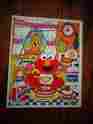 315-37 Playskool Jim Henson Sesame Street Elmos Breakfast 7 Piece Wooden Puzzle