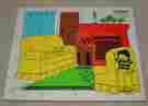 320-05 Playskool Vintage Look Inside Wooden Puzzle Hide And Seek
