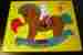 330-19 Playskool Vintage Wooden Puzzle Rocking Horse