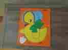330-28 Playskool Vintage Wooden Puzzle By Chick