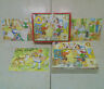 3336 Hermann Eichhorn Holz Wooden Block Puzzle Fairytales Vintage Picture Cube
