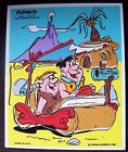 340-2 Playskool Vintage 1980 Hanna-barbera Wooden Puzzle Fred And Barney Arrive