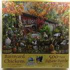 34871 Sunsout Barnyard Chickens Jigsaw 796780348714