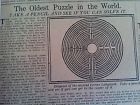 1919 3561 Newspaper Page May 29 The Worlds Oldest Puzzle Ancient Labyrinth