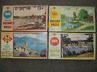 4 Picture Vintage 1000pcs Lot Puzzles Built-rite Condition Warren Good