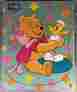 41269 Mattel Vintage Winnie The Pooh Frame-tray Puzzle Disney Piglet Wood