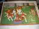 4304-x1 Milton Bradley Vintage Inlay Tray