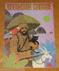 4483-3 Milton Bradley 1973 Robinson Crusoe Storybook Puzzle Vtg Goat Cat Parrot