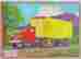 4507-5 Milton Bradley 1955 Vtg Aptitude Frame Tray Puzzle Semi Truck Trailer Rig