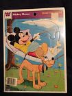 4510c-32 Whitman Disney Mickey Pluto Puzzle