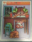 4511b Whitman Frame Tray Puzzle Vintage Teacher 1974 Children 3 9 Pc