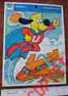 4512b Whitman Vintage Puzzle Frame Tray Underdog 1976 Nice Colors
