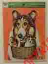 4515-1f Whitman Vintage Lassie Frame Tray Puzzle From 1973
