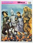 4552c-11 Golden New Vintage Wizard Of Oz Frame Tray Child Puzzle