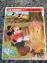 4561a Whitman Fa Vintage Frame Tray Puzzle Disney Mickey Mouse Club Camping