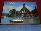 4611-5 Milton Bradley Vintage Croxley Puzzle Wasserburg Bodensee Germany Nos