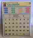 4738-1 Golden 1985 Step Ahead Puzzle Learning Board Calendar