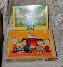 4322 48pc Look 2 Vintage Jigsaw Puzzle Peanuts 315pc Go Team